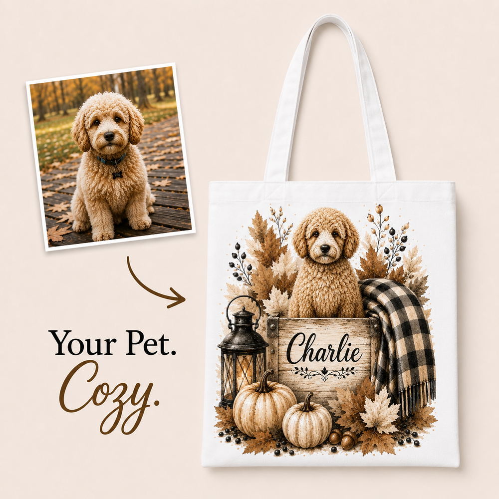 Feels Like Fall Collection Canvas Tote Bag