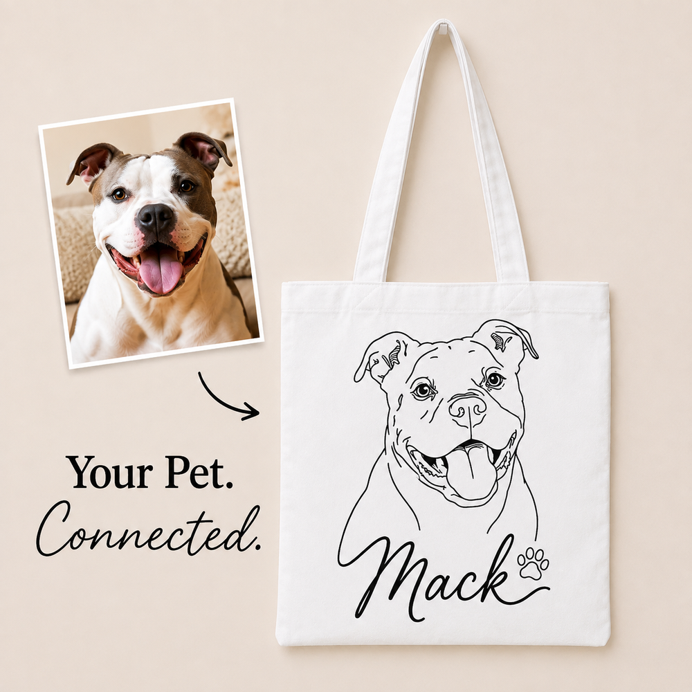 Drawn Together Collection Canvas Tote Bag