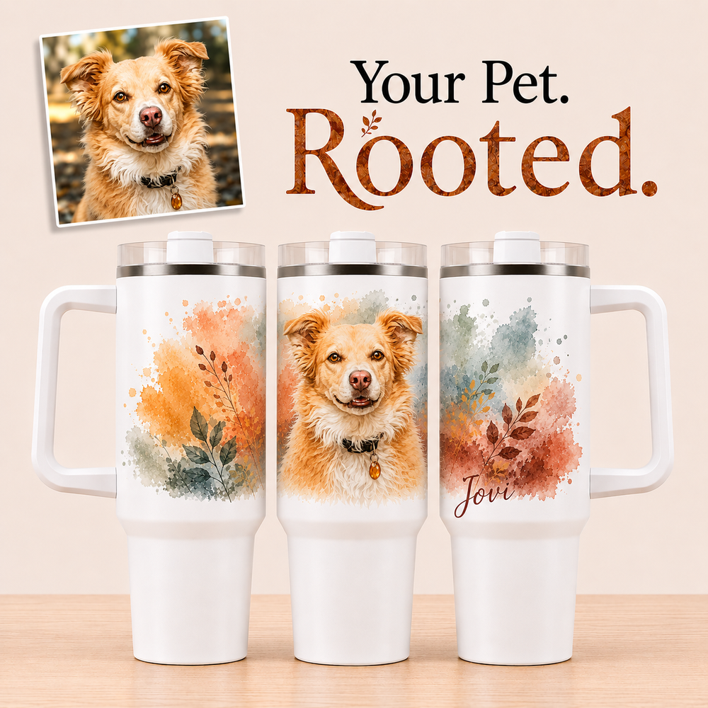 Earth and Easel Collection 40oz Tumbler