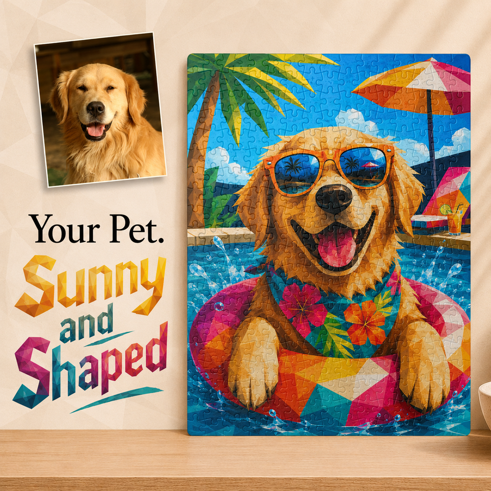 Poolside Prism Pet Puzzle