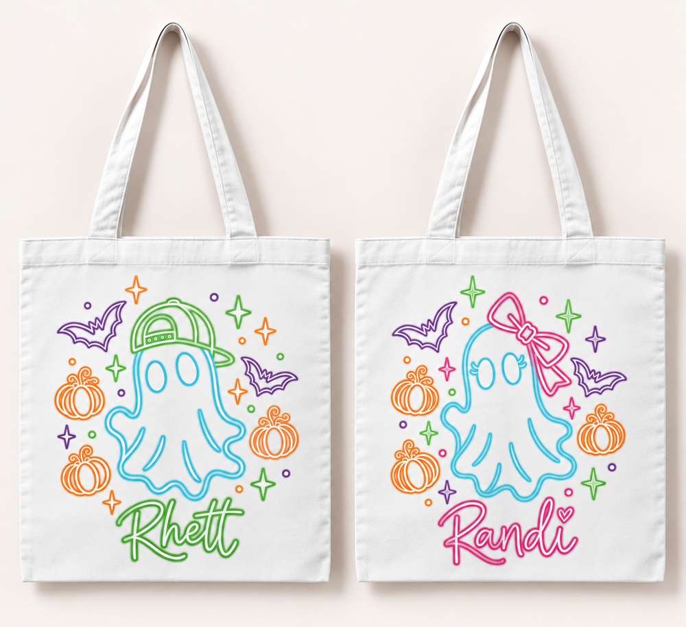 The Boo Crew Personalized Canvas Tote