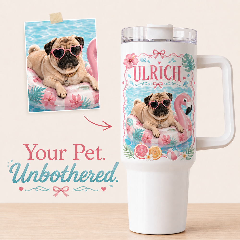 Fabulous Flamingo Collection 40oz Tumbler