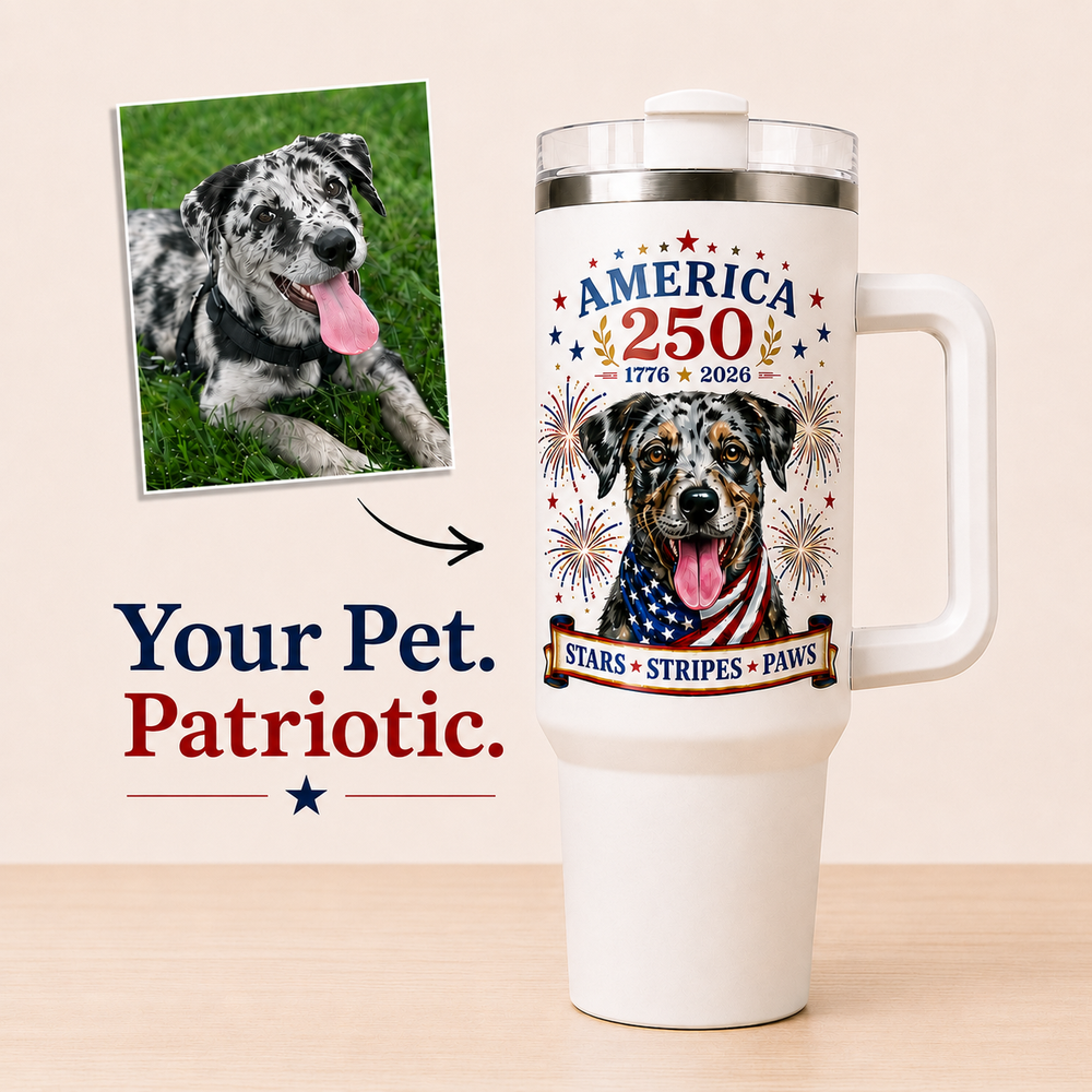 Patriotic Paws 250th Commemorative Tumbler