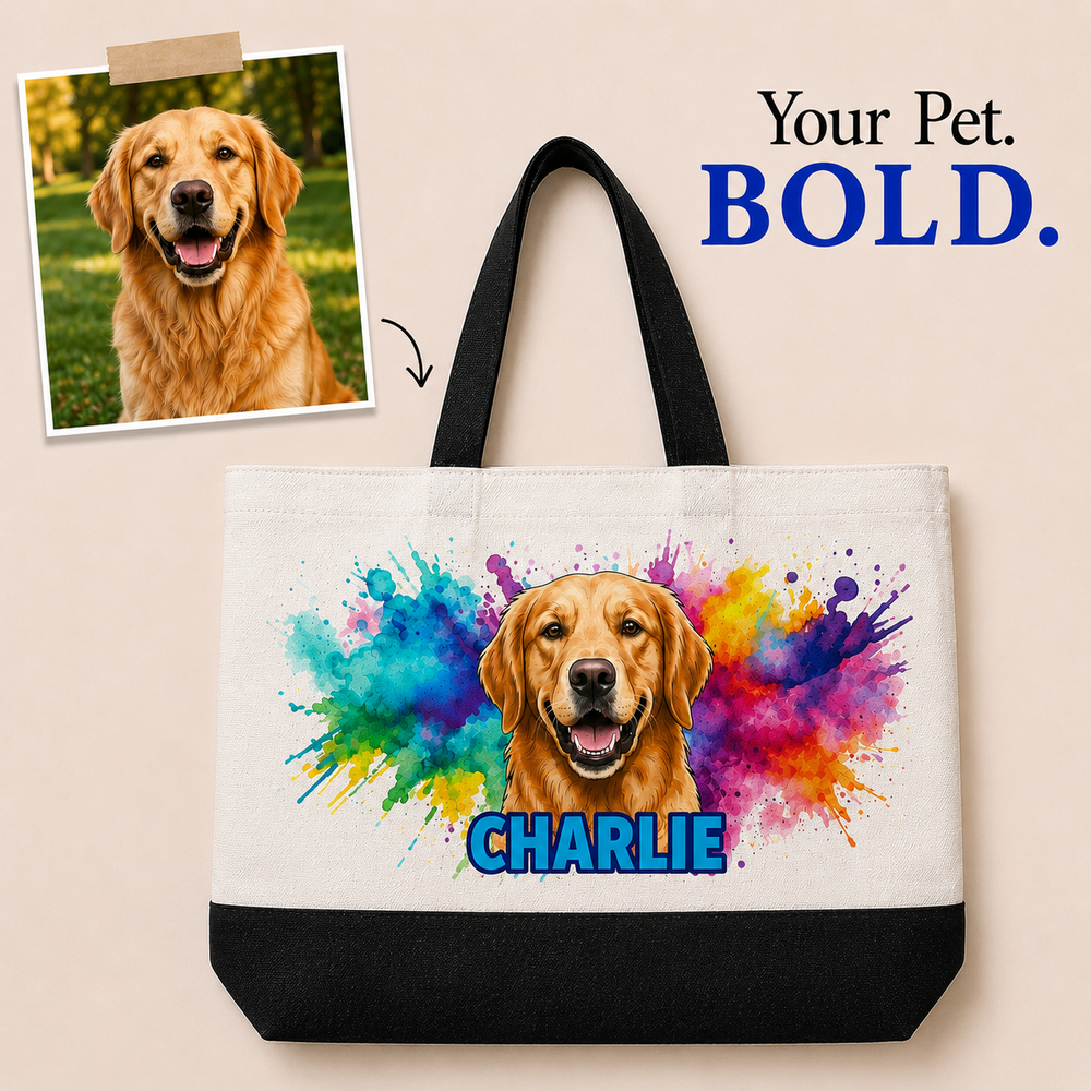 Paint Explosion Collection Tote Bag