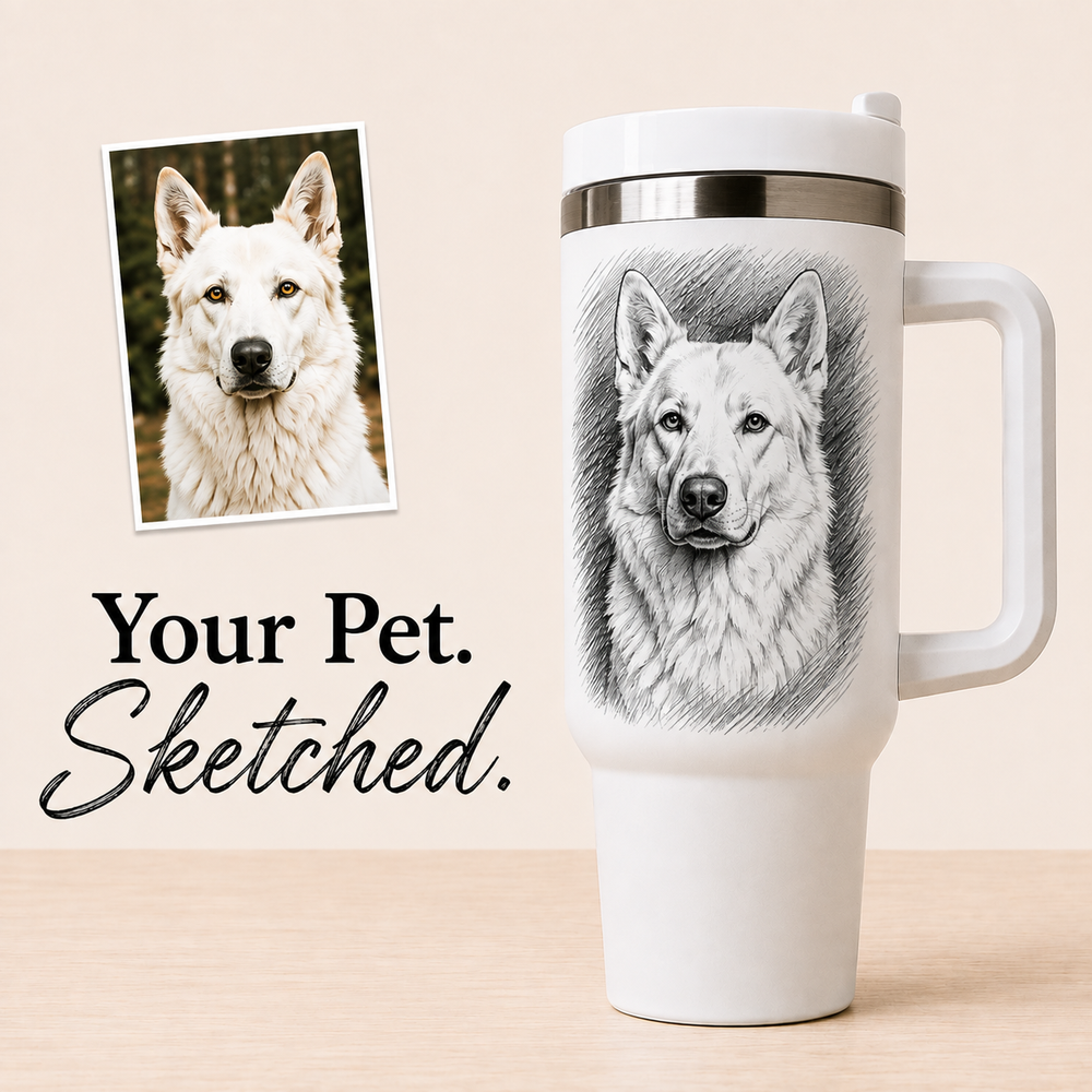 Sketchbook Collection 40oz Tumbler