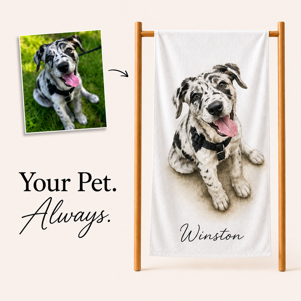 Always Loved Collection Beach Towel