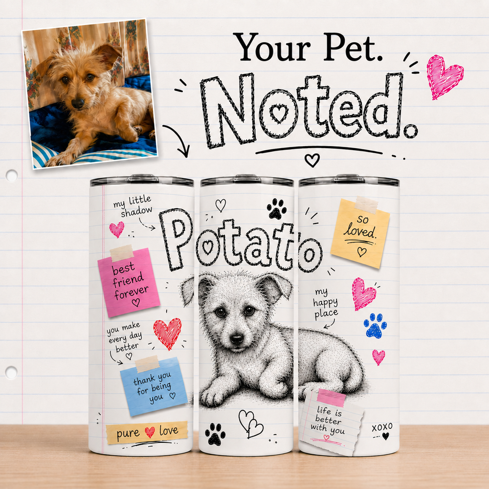 Notebook Doodle 20 ounce Tumbler