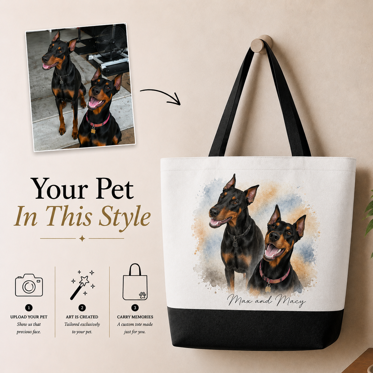 Watercolor Tote Bag
