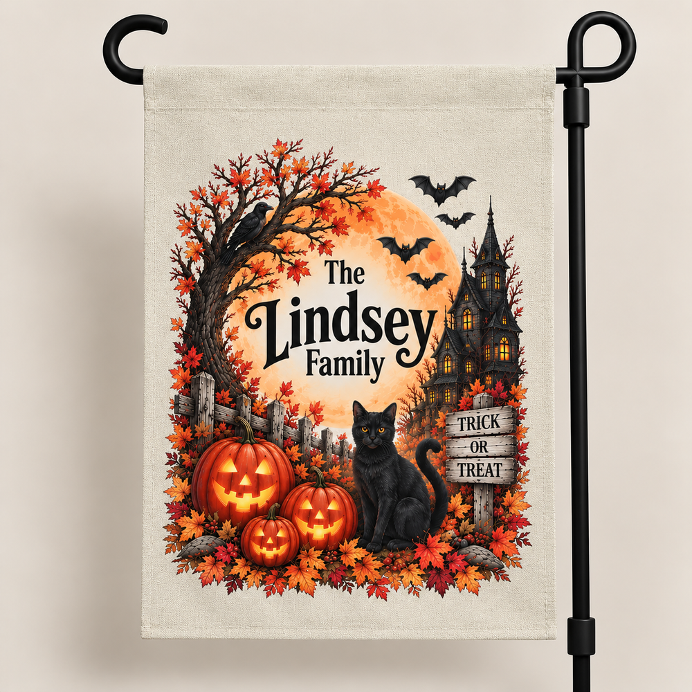 Home Sweet Halloween Yard Flag