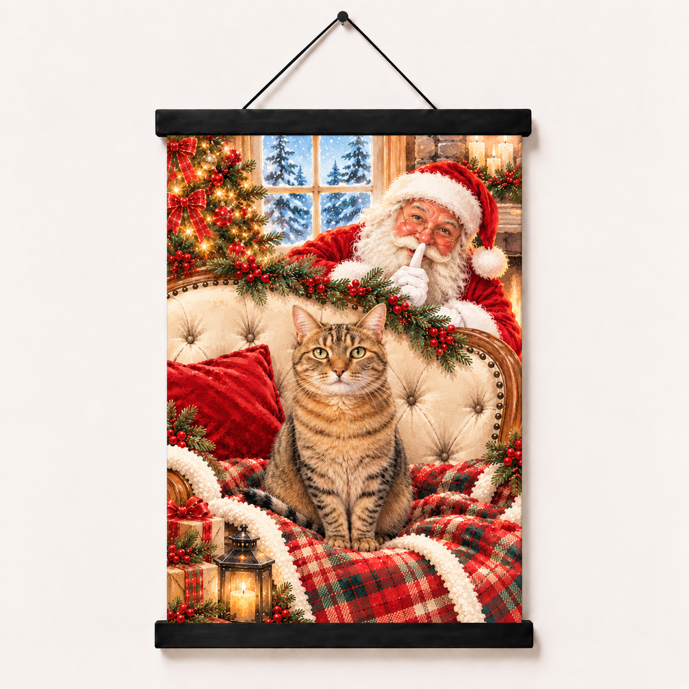 Santa's Secret Canvas and Wall Mount