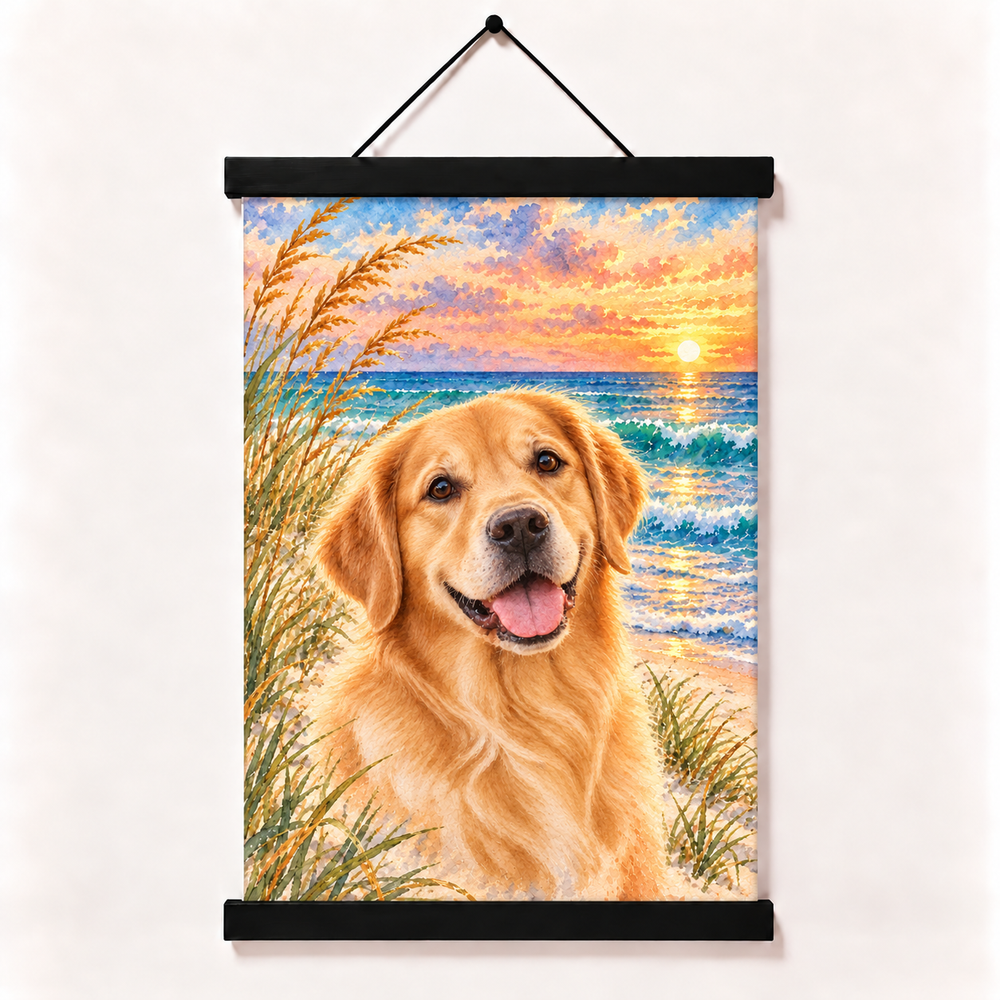 You, Me, and the Sea Canvas and Wall Mount