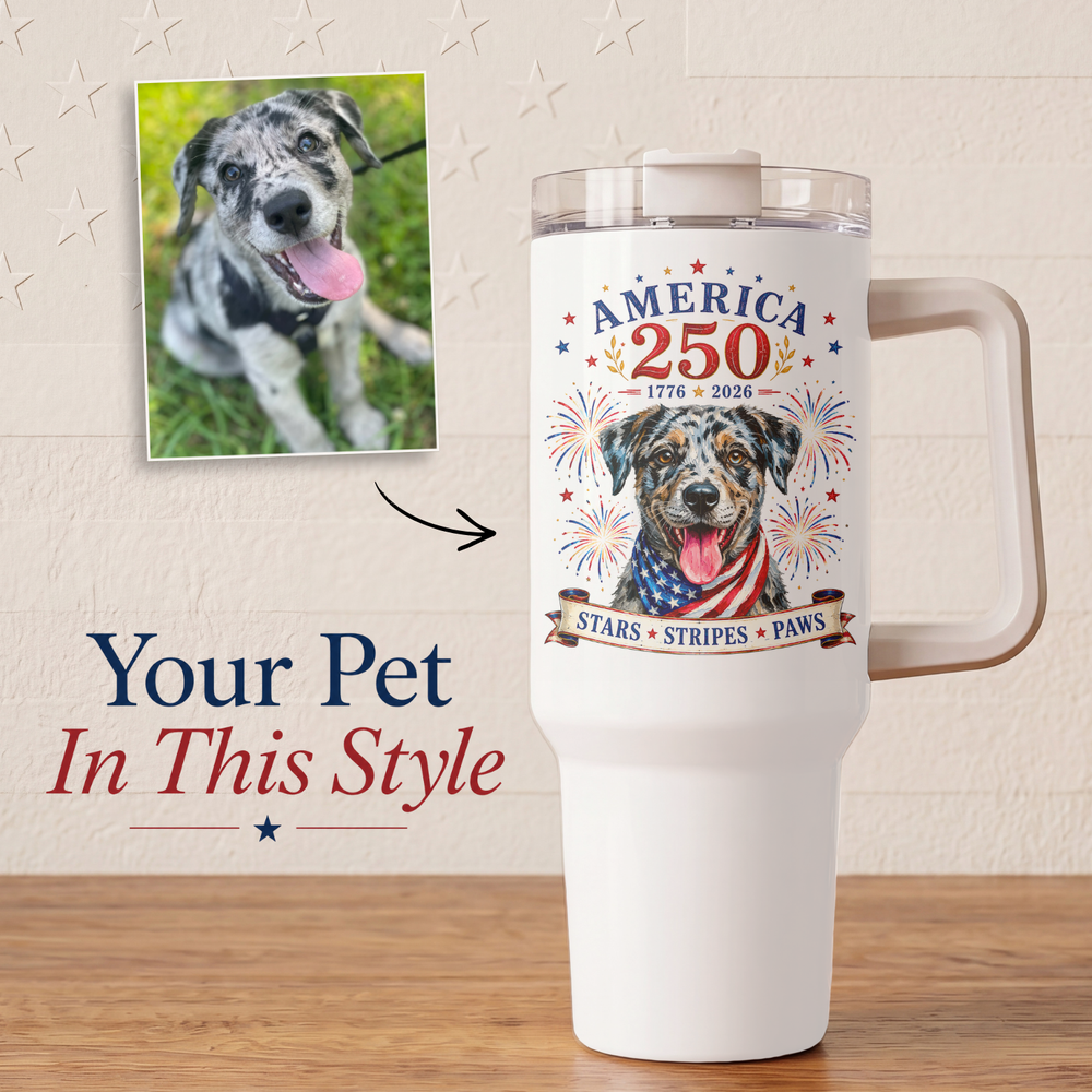 Patriotic Paws 250th Commemorative Tumbler