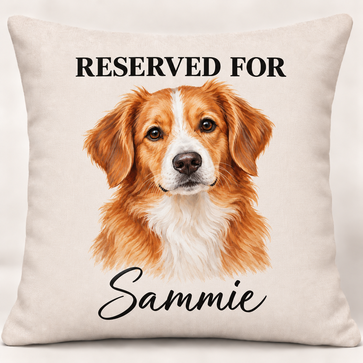 Reserved Seating Custom Accent Pillow