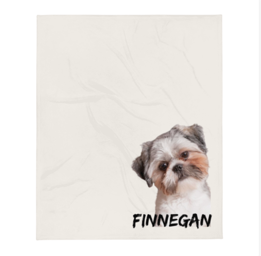 Custom Pet Throw Blanket
