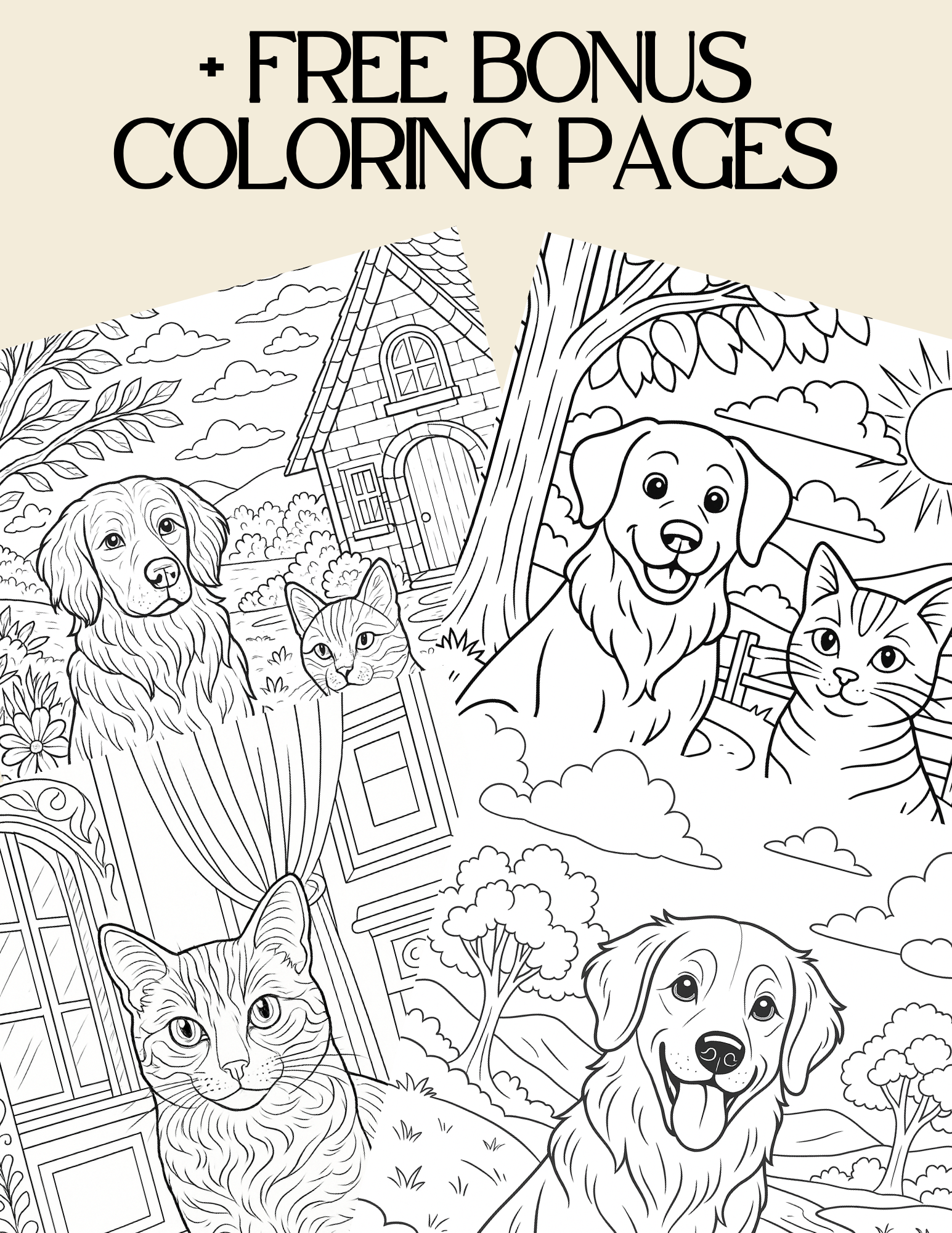 The Paw Print Complete Pet Planner Bundle + Free Bonus Coloring Pages - Digital Download