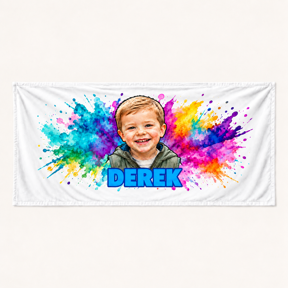 Paint Explosion Collection Beach Towel
