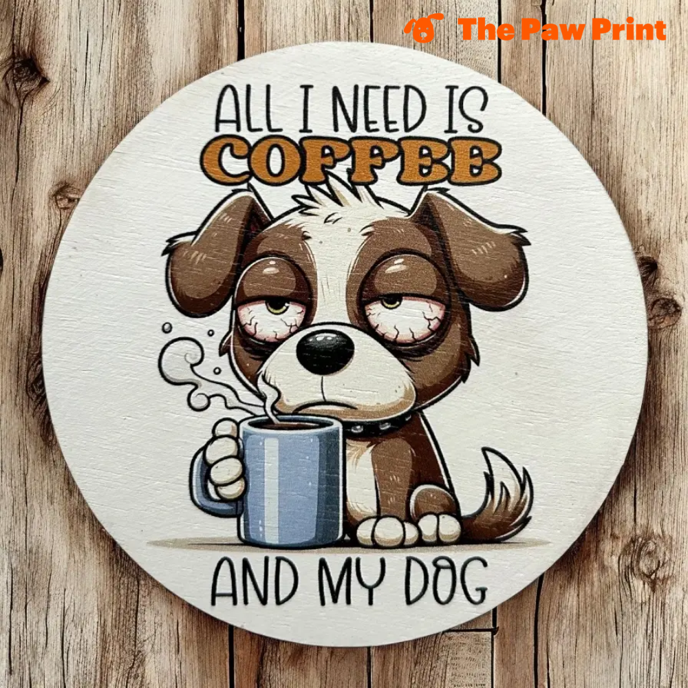 Funny Coffee and My Dog Magnet