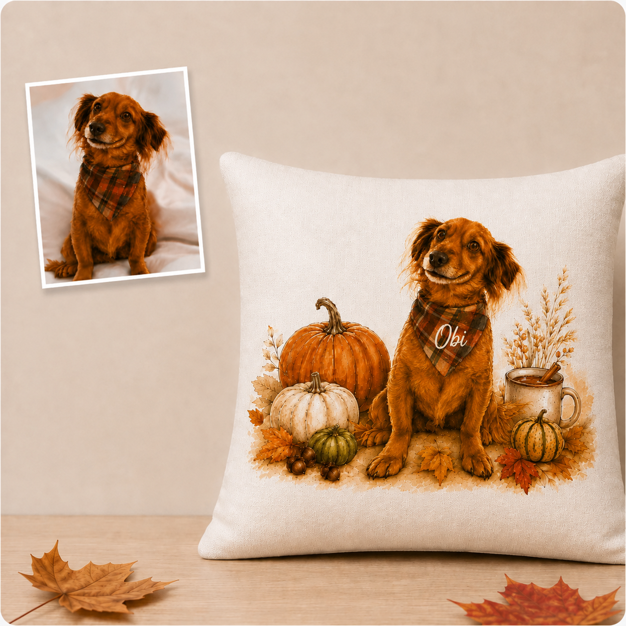Autumn Harvest Collection Accent Pillow
