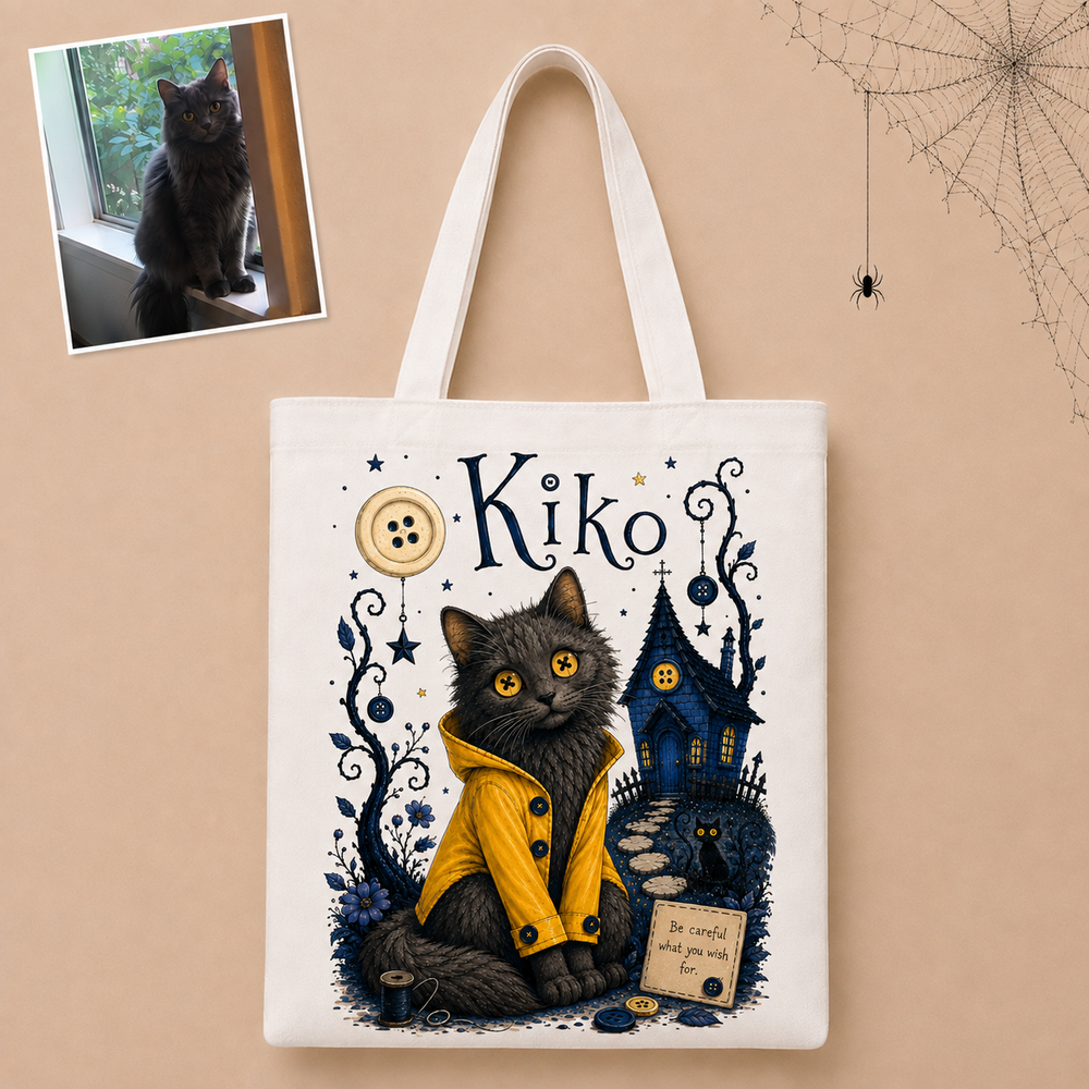 Fright Night Collection - The Other Side Canvas Tote Bag