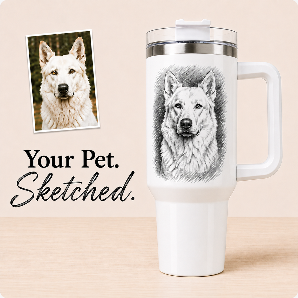 Sketchbook Collection 40oz Tumbler