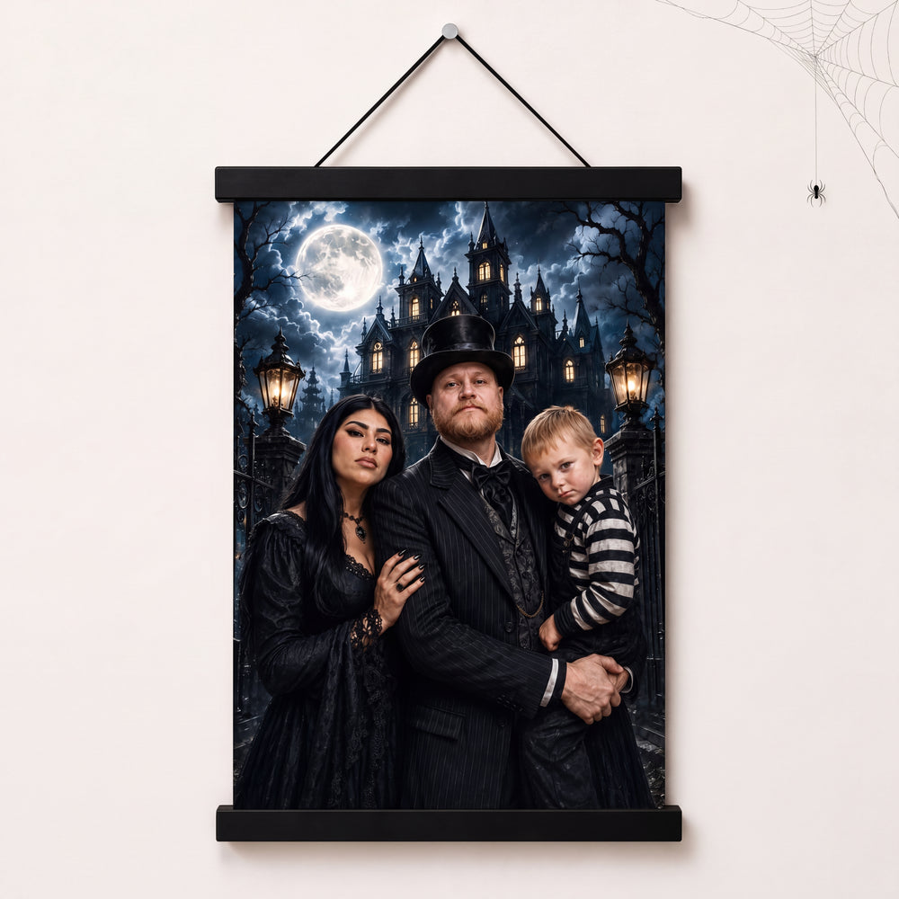 The Addored Family Canvas and Wall Mount