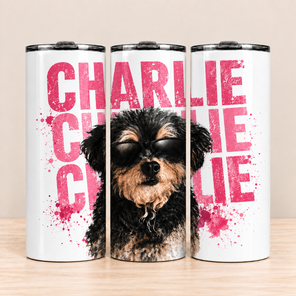 The Iconic Series Pink 20 ounce Tumbler