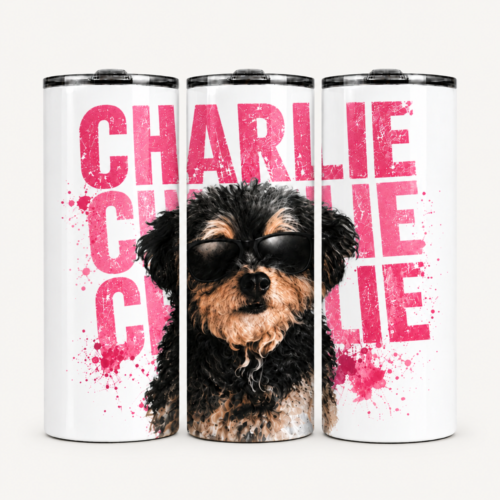 The Iconic Series Pink 20 ounce Tumbler