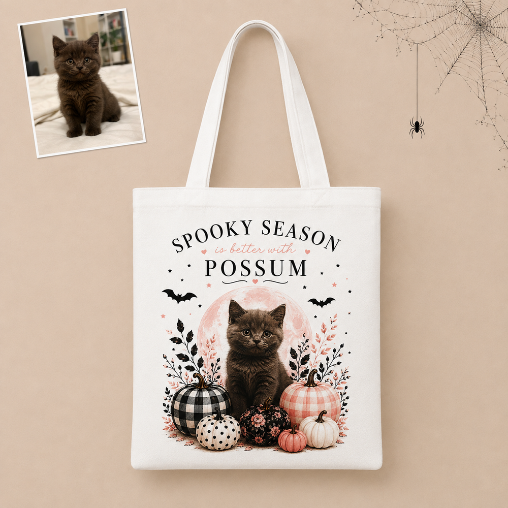Fright Night Collection - Pretty Little Pumpkin Tote Bag