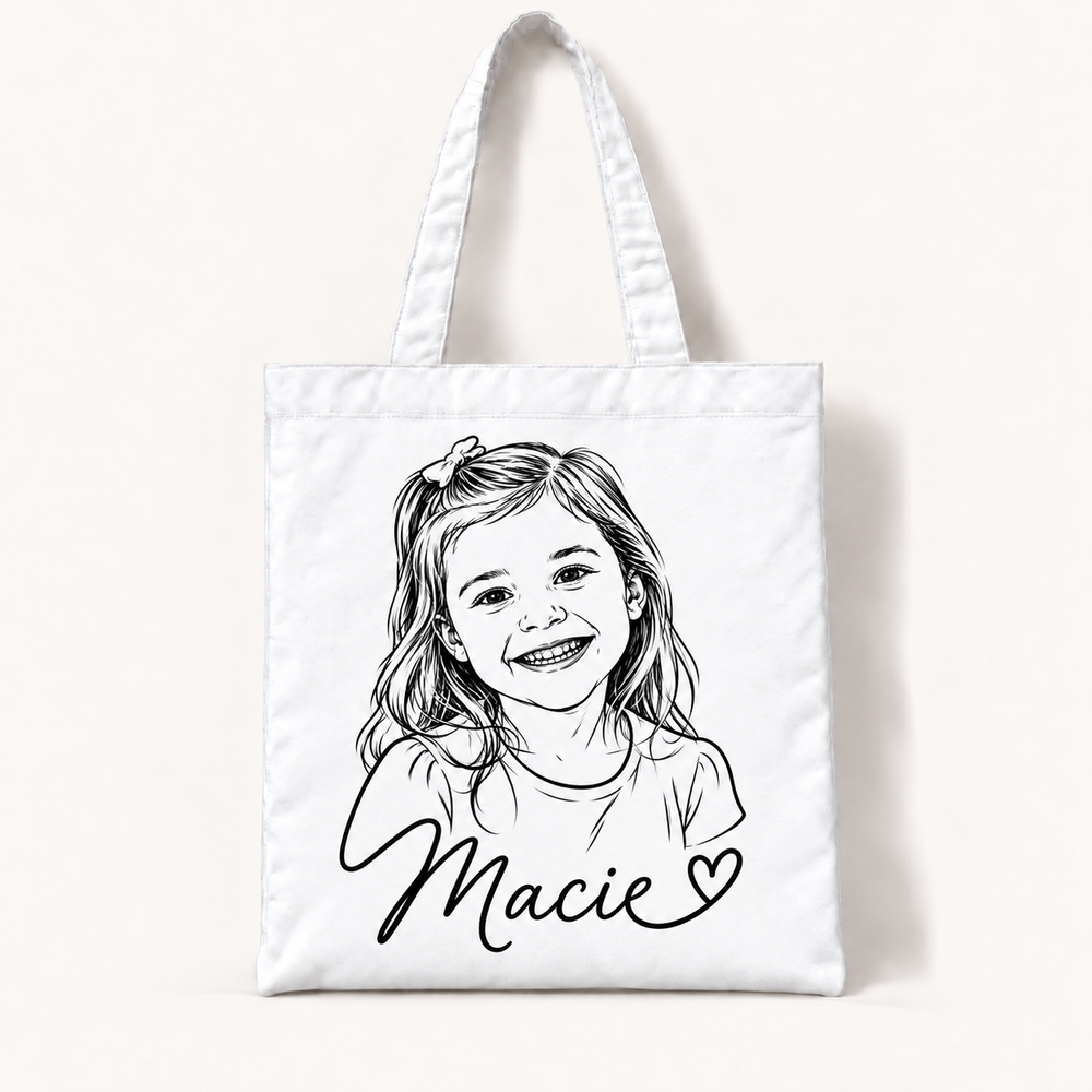 Drawn Together Collection Canvas Tote Bag