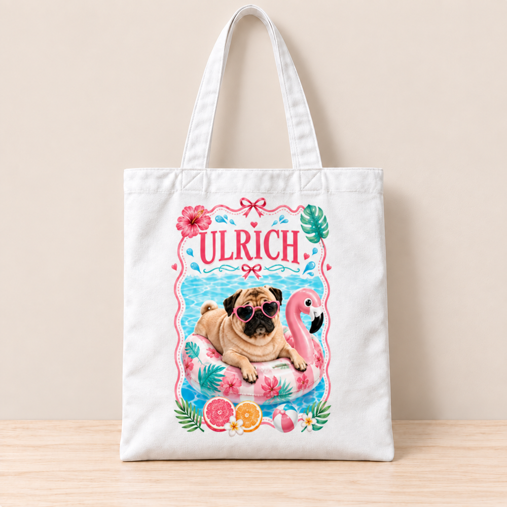 Fabulous Flamingo Collection Canvas Tote Bag
