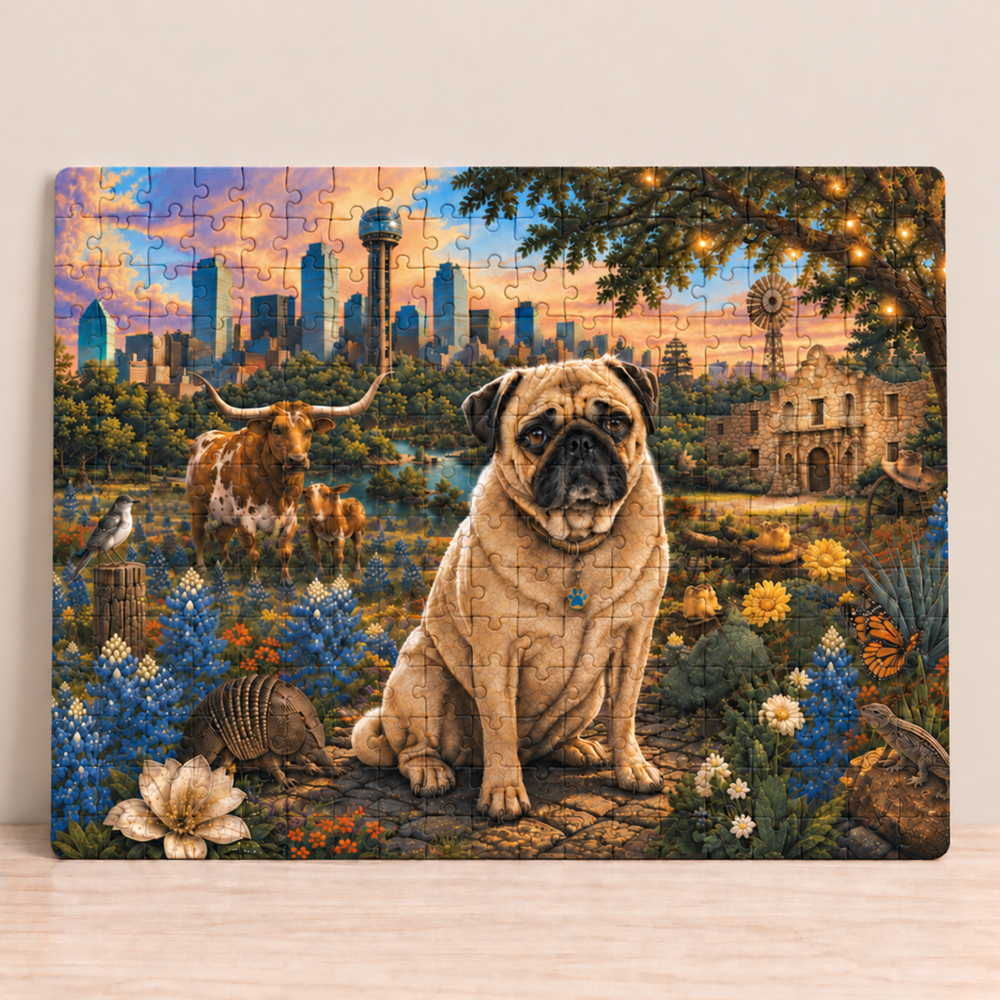 Tails of Home State Collection Pet Puzzle