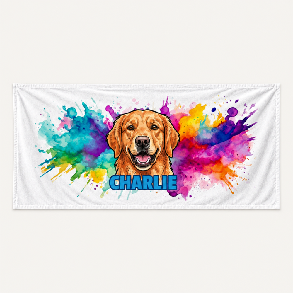 Paint Explosion Collection Beach Towel