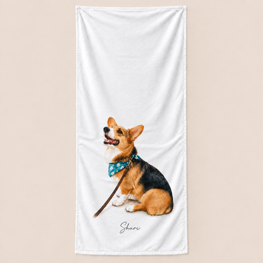 Always Loved Collection Beach Towel