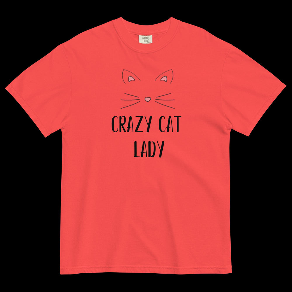 Crazy Cat Lady Unisex Garment-Dyed Heavyweight T-Shirt