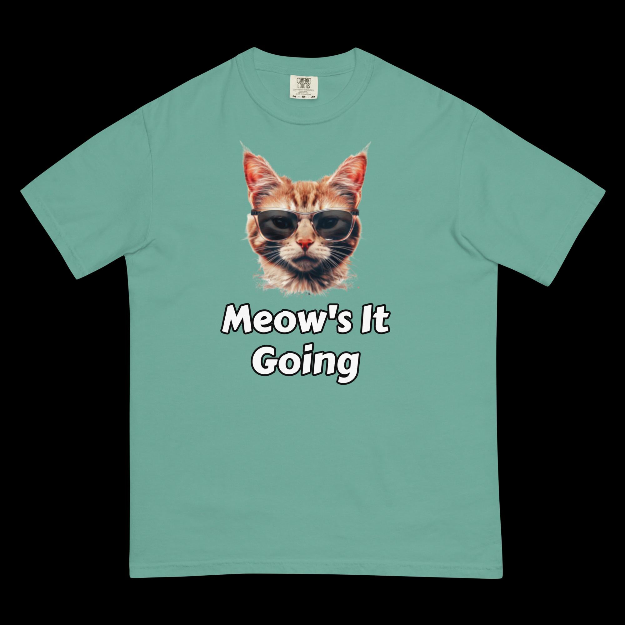 Meow's It Going Unisex Heavyweight T-shirt
