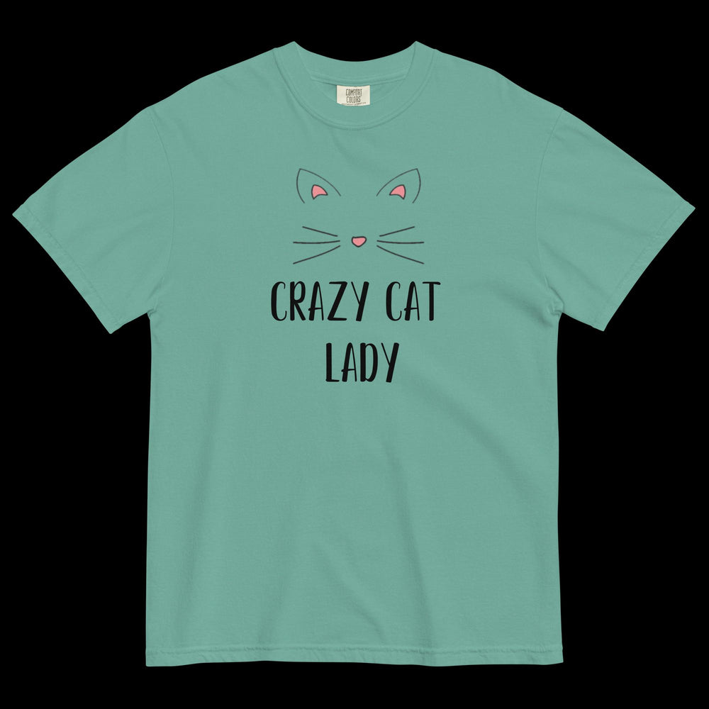 Crazy Cat Lady Unisex Garment-Dyed Heavyweight T-Shirt