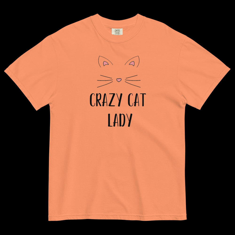 Crazy Cat Lady Unisex Garment-Dyed Heavyweight T-Shirt