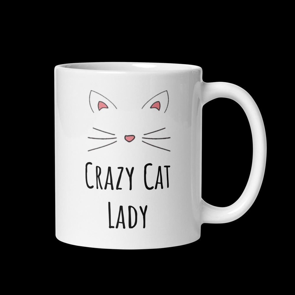 Crazy Cat Lady White Glossy Mug